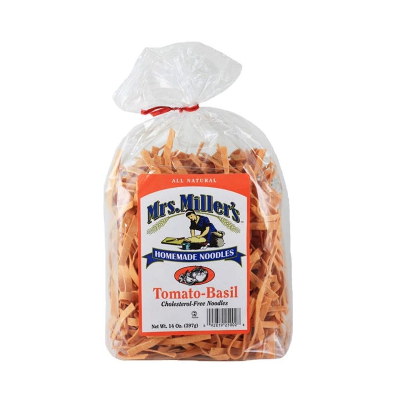 Mrs. Miller's Tomato Basil Noodles 14 Ounce (Pack of 3)