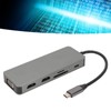 USB C Hub USB C to 3USB 2xHDTV VGA USB