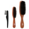 G.B.KENT Medium Bristle Hair Brush & Handbag Size Brush Set
