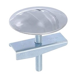 Rocky Mountain Goods 1 3/4-inch Sink Hole Cover - Chrome - Heavy Duty Bolt Style - Hides Sink and Faucet Holes That Aren't Being Used - Tool Free Install - All Metal Construction - Rust Resistant (1)