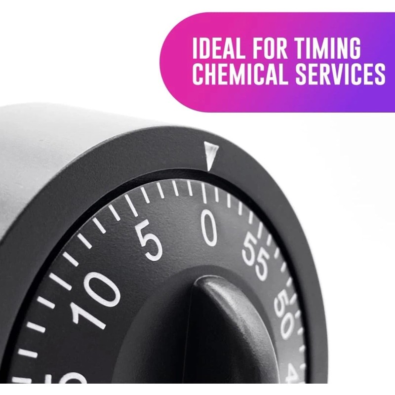 Colortrak 60 Minute Wind Up Timer, Visual Mechanical 1 Count