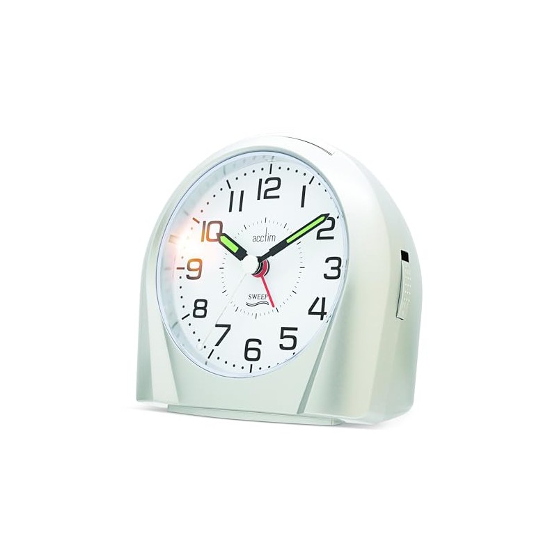 acctim 14117 Europa silence tick alarm clock