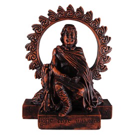 Dryad Design Lugh Figurine - Celtic Sun God, 5 Inch - Wiccan Pagan Home Altar Decor (Wood Finish)