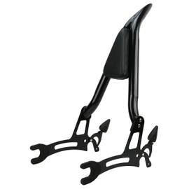 YHMOTO 17'' Detachable Passenger Backrest Sissy bar for Indian Challenger Chieftain Indian Pursuit Springfield Roadmaster Vintage 2014-2024 (22''Black)