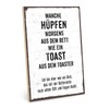 TypeStoff Wooden Sign with Saying - Stand Up - HS-00219