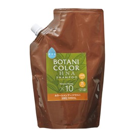 Motto Botanical Color Shampoo Refill, Brown, 16.9 fl oz (500 ml)