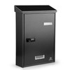 KINGCEPHAS Outside Wall-Mounted Mailbox with Combination Lock, Suggestion Box, Square