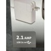 Kensington 2.1 Amp 2 USB ports International Travel Adapter -