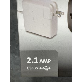 Kensington 2.1 Amp 2 USB ports International Travel Adapter - New