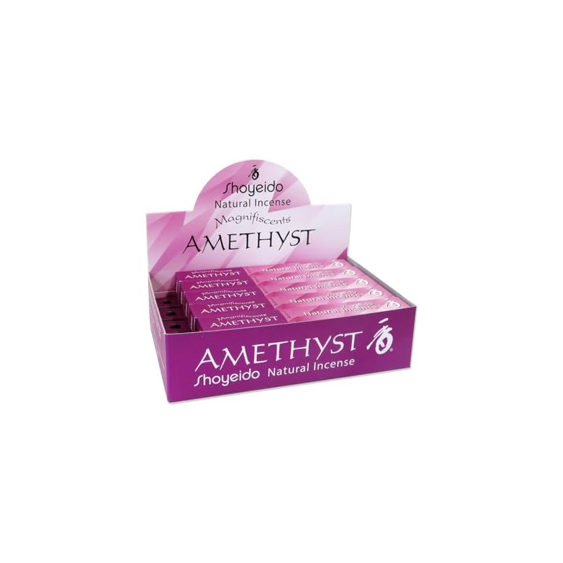 Shoyeido's Amethyst Incense - 1 Pack of 10 Bundles