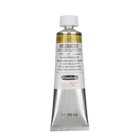 Schmincke - MUSSINI®, finest artist's resin oil colors, glaze gold green - 150 ml