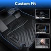 Hutisya-Floor Mats & Cargo Liner with Backrest Set Fit for