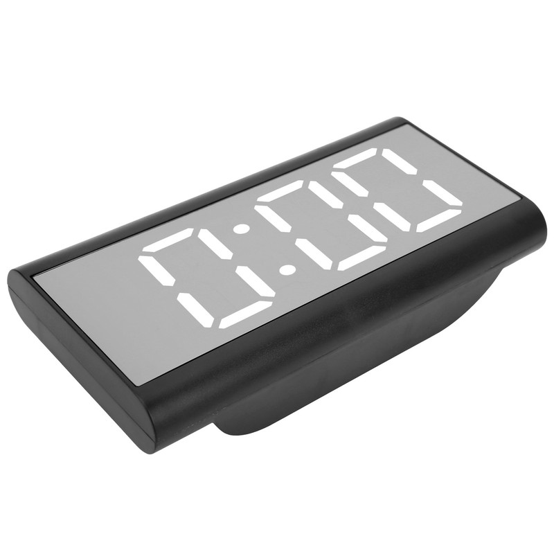 Alarm Clock LED Digital Display Mirror USB Charging Desktop Clock
