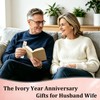14 Year Anniversary Ivory Gifts for Her Him Bookmarks for