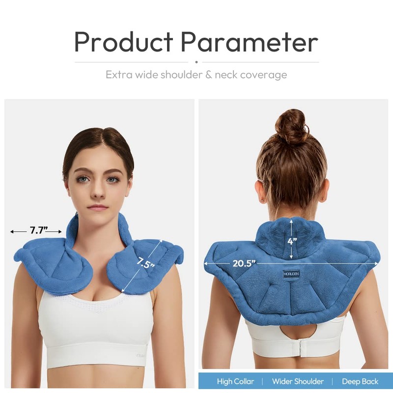 Microwavable Heated Neck Wrap Warmer and Shoulder Heating Pad Microwave,
