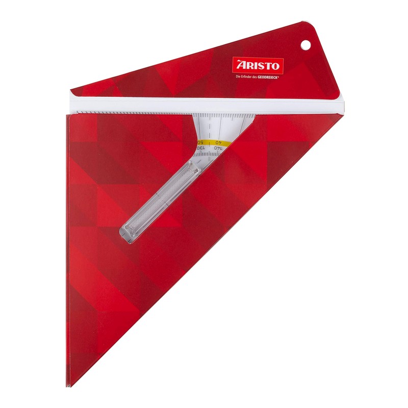 Aristo AR18032B Set Square AR1555/2 with Geocover Protective Case (Hypotenuse