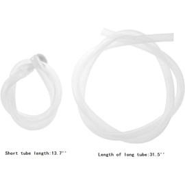 1Pc Transparent Sink Soap Dispenser Extension Tube Kit 45Inch with Check Valve, No Need to Fill The Little Bottle Again,Kitchen Sink Accessories,Built in Soap Dispensers