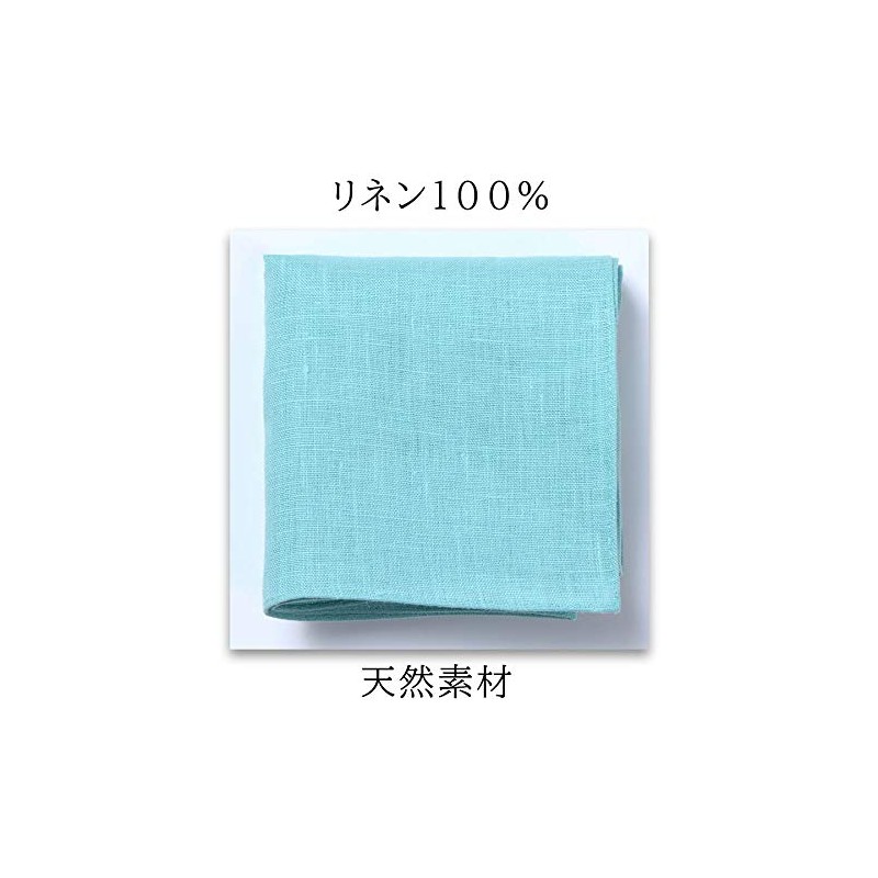 LINEN & BASIC Color Handkerchief Linen (16.5 x 16.5 inches