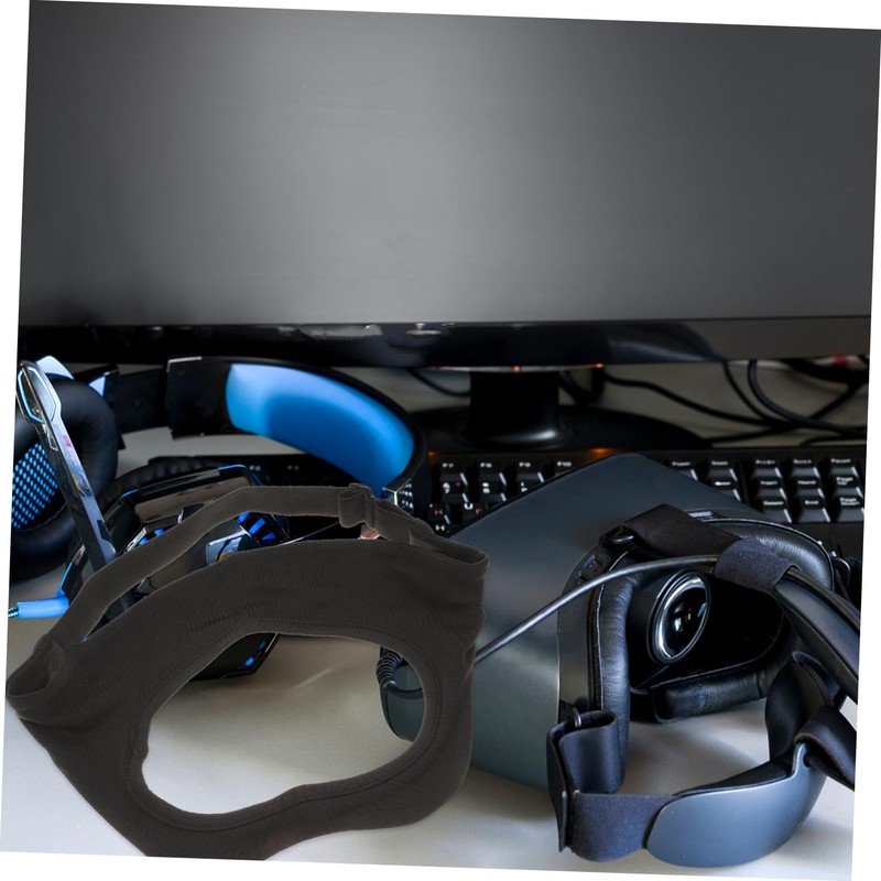 IWOWHERO Adjustable VR Eye Mask Cover Breathable Sweatband for Virtual
