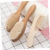 Vaguelly 1set Wool Brush Comb Kit for Bathing Soft Scalp