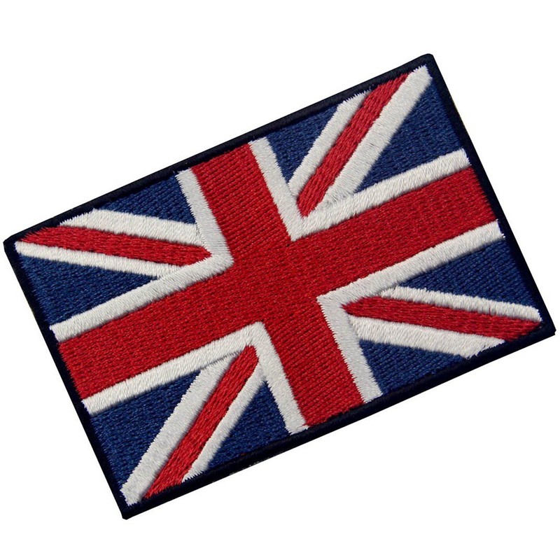 British Union Jack Embroidered Flag Emblem UK Great Britain Applique