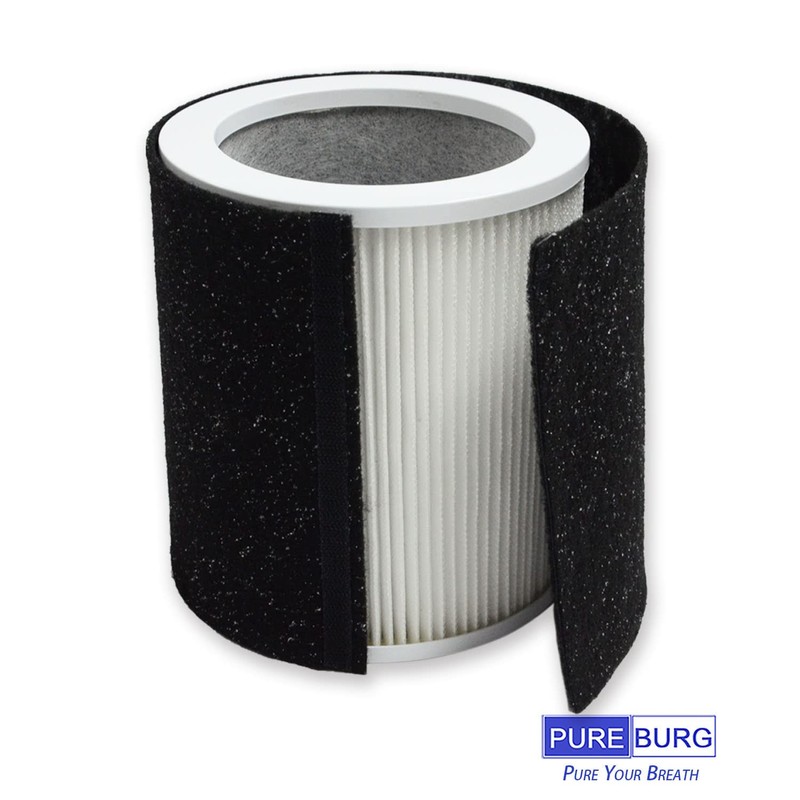 PUREBURG H-HF450-VP Replacement Filter Compatible with Hunter HP450 HP450UV Cylindrical