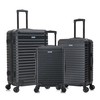 InUSA DEEP Luggage Set with Dual Spinner Wheels and Studs