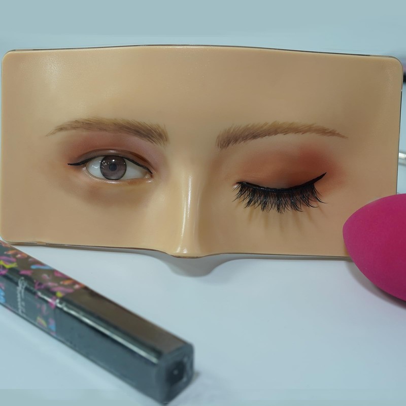 GETPUCHRA Makeup Practice face Eye Makeup Silicone Makeup Practice Board