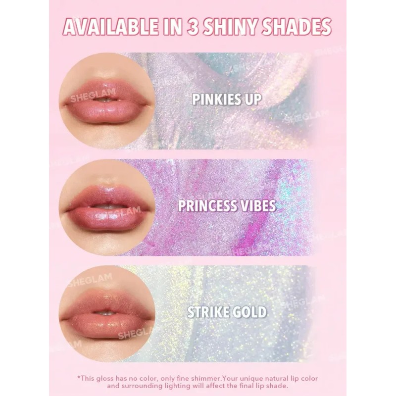 SHEGLAM Jelly Wow Aceite Labial Hidratante - Princess Vibes