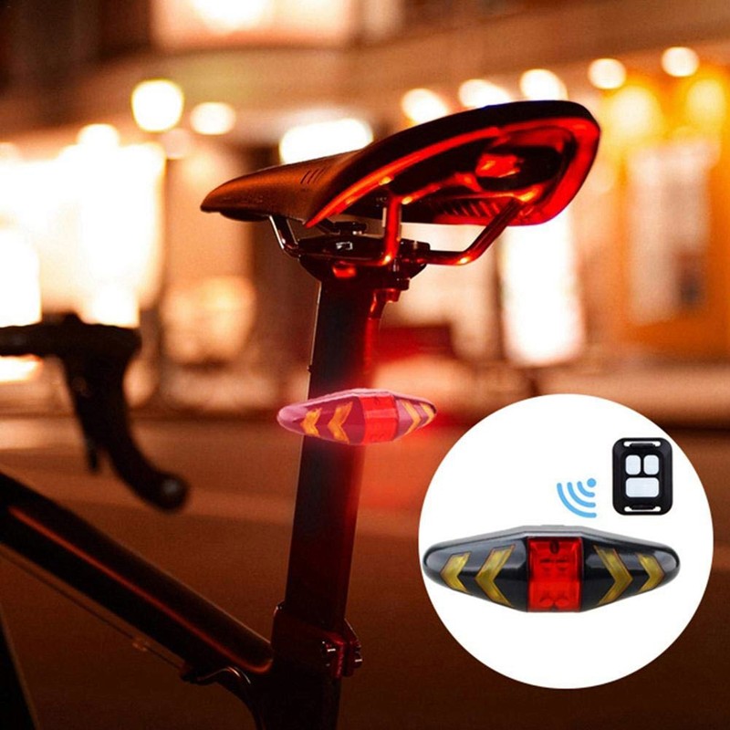Wireless Remote Control Bike Rear Light Intelligent Bike Turn Signals