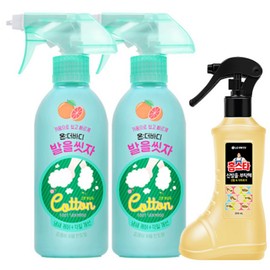 On the Body Let's Wash Your Feet Cotton Foot Shampoo 385ml x 2 + Homestar Please Take Care of My Shoes 200ml x 1, Grapefruit / 온더바디 발을씻자 코튼 풋샴푸 385ml 2개 + 홈스타 신발을 부탁해 200ml 1개, 자몽