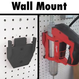 3DEXCEL Wall Mount for Milwaukee M12 2446 Cordless Grease Gun, Storage, Tools Holder