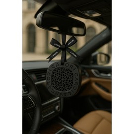 Car Air Freshener Diffuser – Sandalwood Vent Clip Inspired by 1 Hotel, Long-Lasting Natural Scent, Sleek Refillable Design, Eliminates Odors – Black