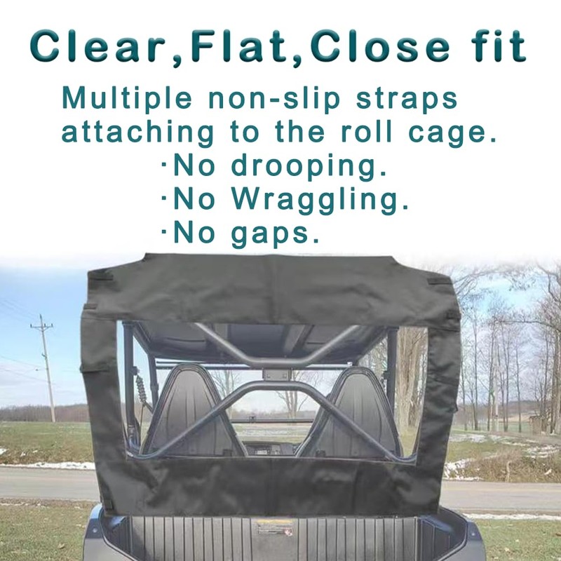 Teryx 800 4 UTV Rear Window, QYMOTO Soft UTV Rear