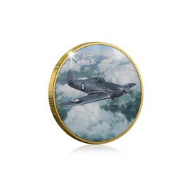 RAF Collection Gold Coin Medal Commemorative - Hawker Hurricane - Camm's First