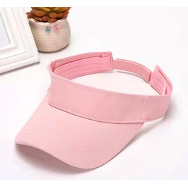 JowTreex Kids Sport Sun Visors Cap - Adjustable Athletic Sports Hat Sun Protect Golf Visor Cap Hat fit for 6 to 12 Years (as8, Age, 6_Years, 12_Years, Pink, One Size)