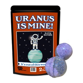 Uranus Is Mine Bath Bombs - Bath Bombs for Uranus and Everywhere Else - Gag Gifts for Santa’s Naughty List - Funny Christmas Gifts for Adults