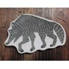 Kurashiki Design Planning Room kata Stamp Hand Bean Dish (Wolf