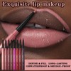 8 Colour Matte Lip Liner Set, 8 Pcs Set, Waterproof