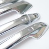 CYAuto Carbon Fiber Chrome Exterior Door Handle Cover Trims for