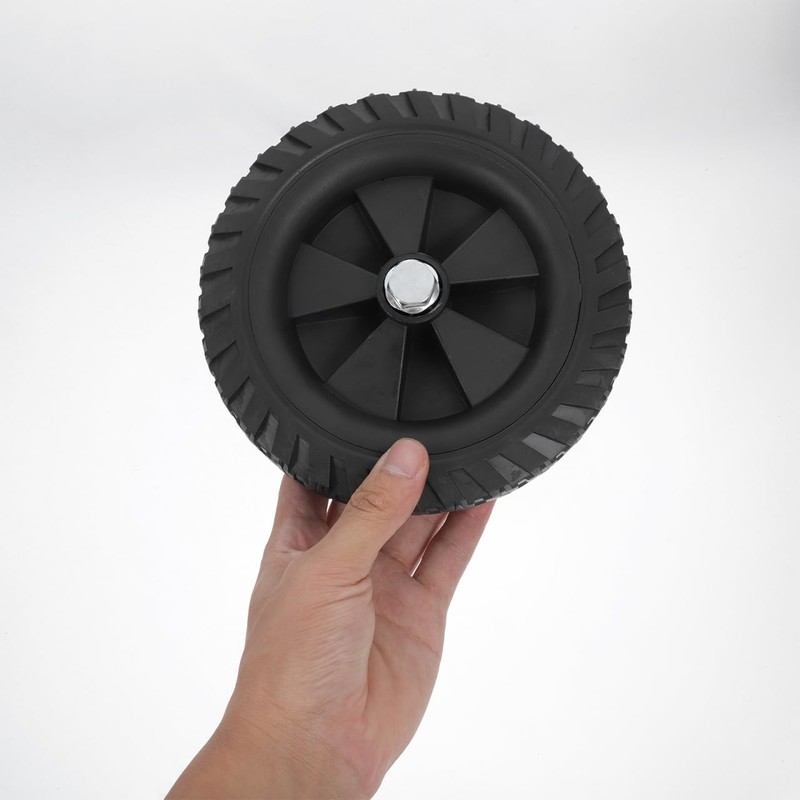 ARTIBETTER 6.2 Inch Rubber Air Compressor Replacement Wheels Quiet Caster