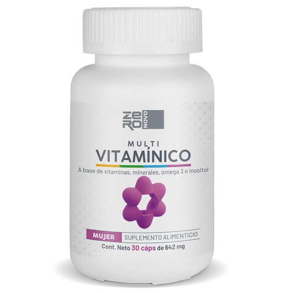 Vitaminas para Mujer - Multivitaminico Mujer - Compuesto con Omega