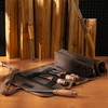 Tool Bag, Heavy Duty Waxed Canvas Wrench Tool Roll Up