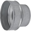 VezoWorks 5" to 4" Inch Duct Pipe Adapter - Galvanized
