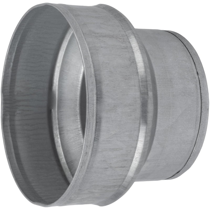 VezoWorks 5" to 4" Inch Duct Pipe Adapter - Galvanized