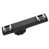 Quality Ultralight Dual Hot Shoe Splitter for SLR Camera Camcorder