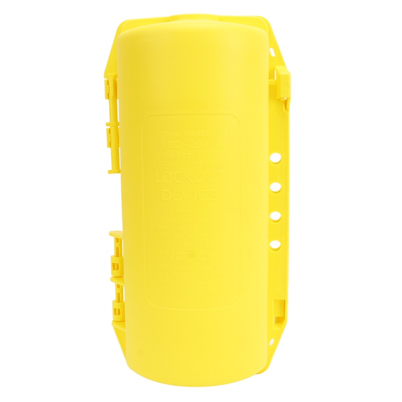 Lockout Tagout Plug Lock 4 Holes Energy Isolation Prevents Unauthorized