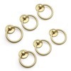 Asamuyu 12 Pieces Drawer Pull Ring Knobs Metal Ring Pull