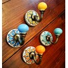 IvoryBlu777 - Pack of Vintage Style Coat Hooks - Metal
