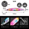 waku fimac Sinking Minnow 125mm 26g Tungsten Weight Transfer System